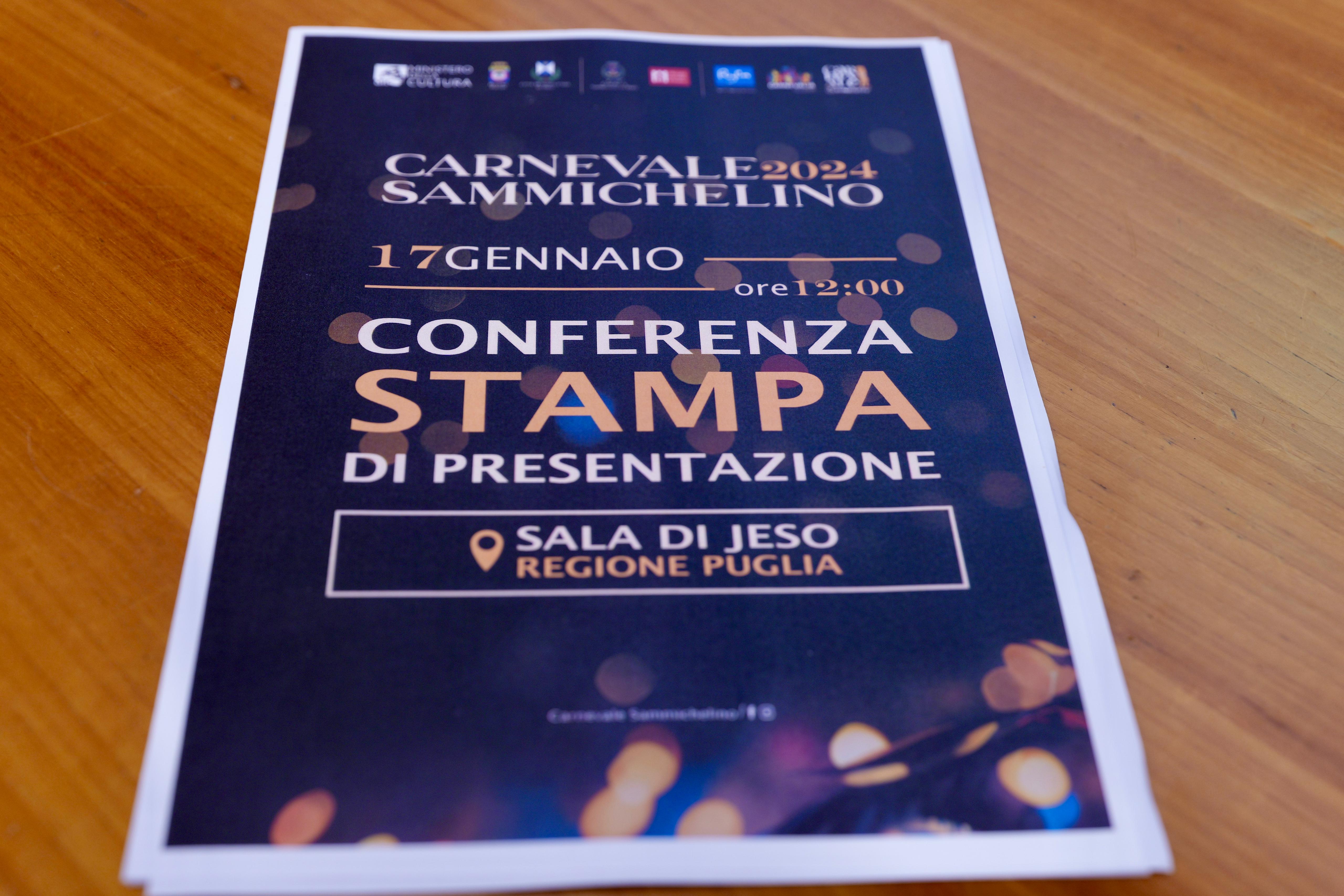 Galleria Carnevale di Sammichele di Bari: presentata oggi l’edizione 2024 - Diapositiva 13 di 13