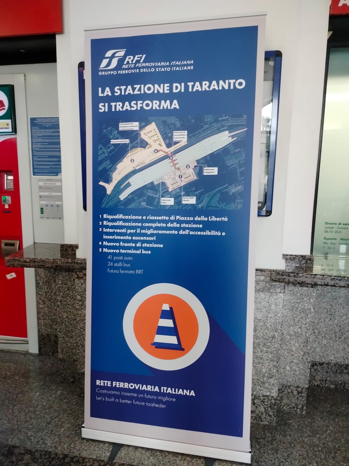 Galleria Trasporti, partiti i lavori per la riqualificazione della stazione di Taranto - Diapositiva 11 di 16