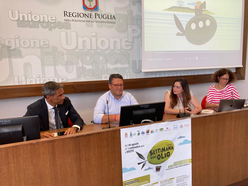 Galleria Presentata la 7^ edizione de “La settimana dell’olio 2023”: tanti appuntamenti alla scoperta dell’oro verde di Vieste - Diapositiva 4 di 4