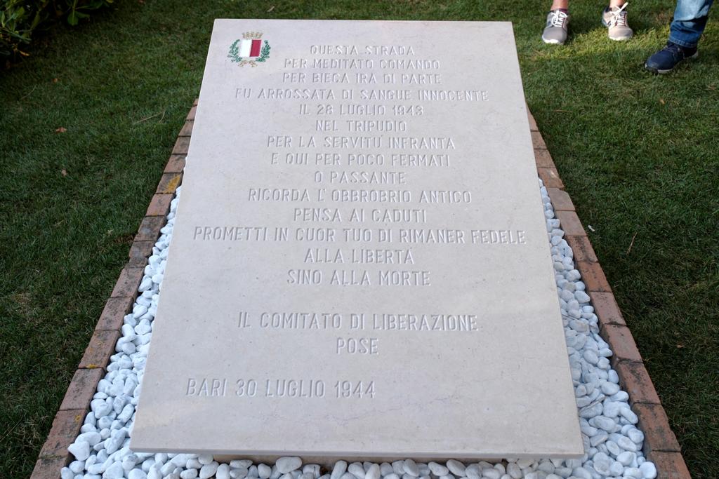 Galleria Oggi a Bari cerimonia per l’anniversario della strage di via Nicolò dell'Arca - Diapositiva 6 di 9