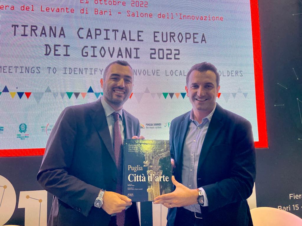 Galleria Puglia – Albania, Joint for Future, presentati in Fiera del Levante i risultati della collaborazione tra Comune di Tirana e Regione Puglia in occasione di Tirana Capitale Europea della Gioventù 2022 - Diapositiva 10 di 11