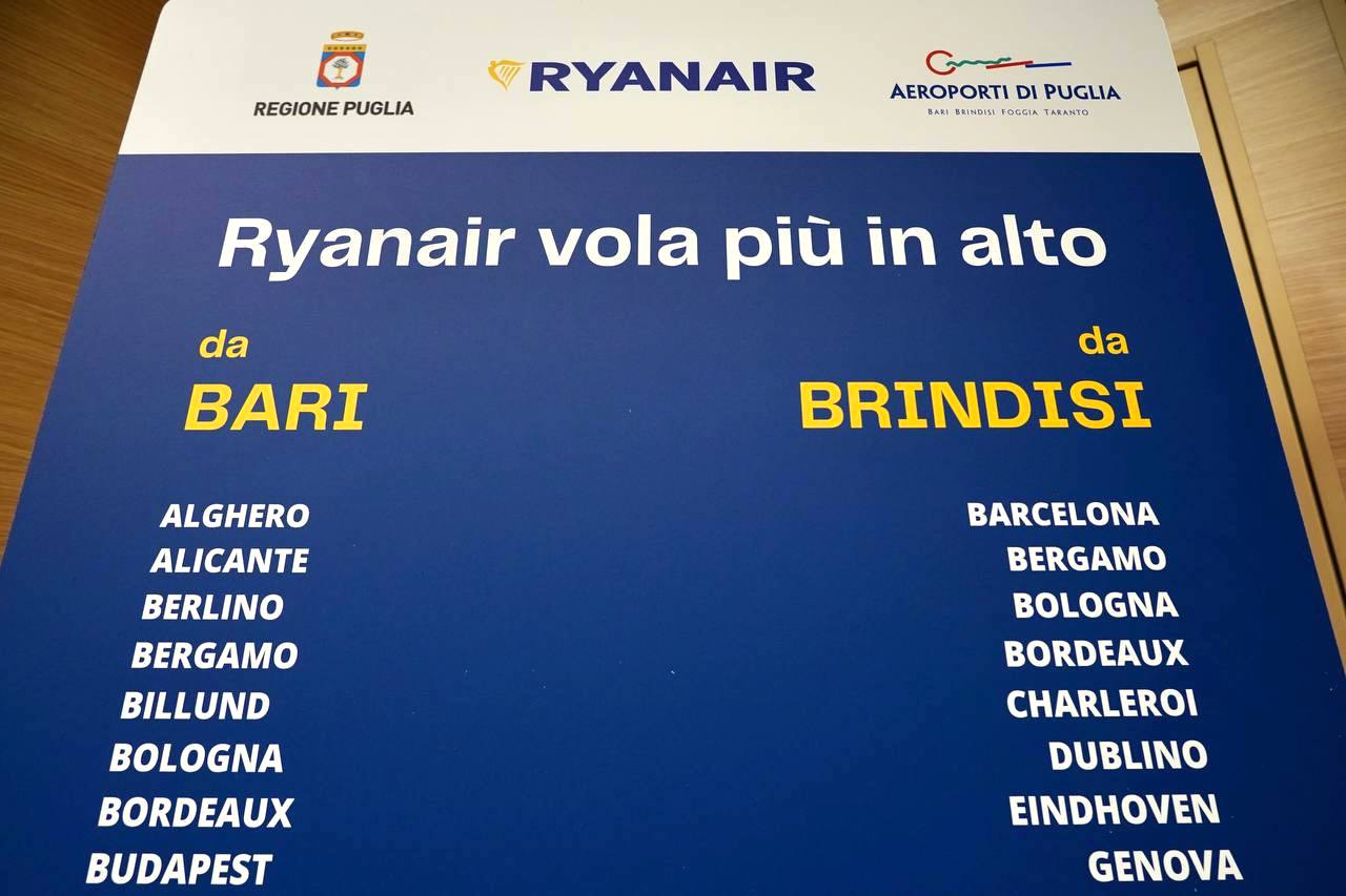 Galleria Ryanair lancia il suo programma operativo per l’estate 2023 in Puglia con sei nuove rotte e 500 milioni di dollari di investimento - Diapositiva 13 di 15