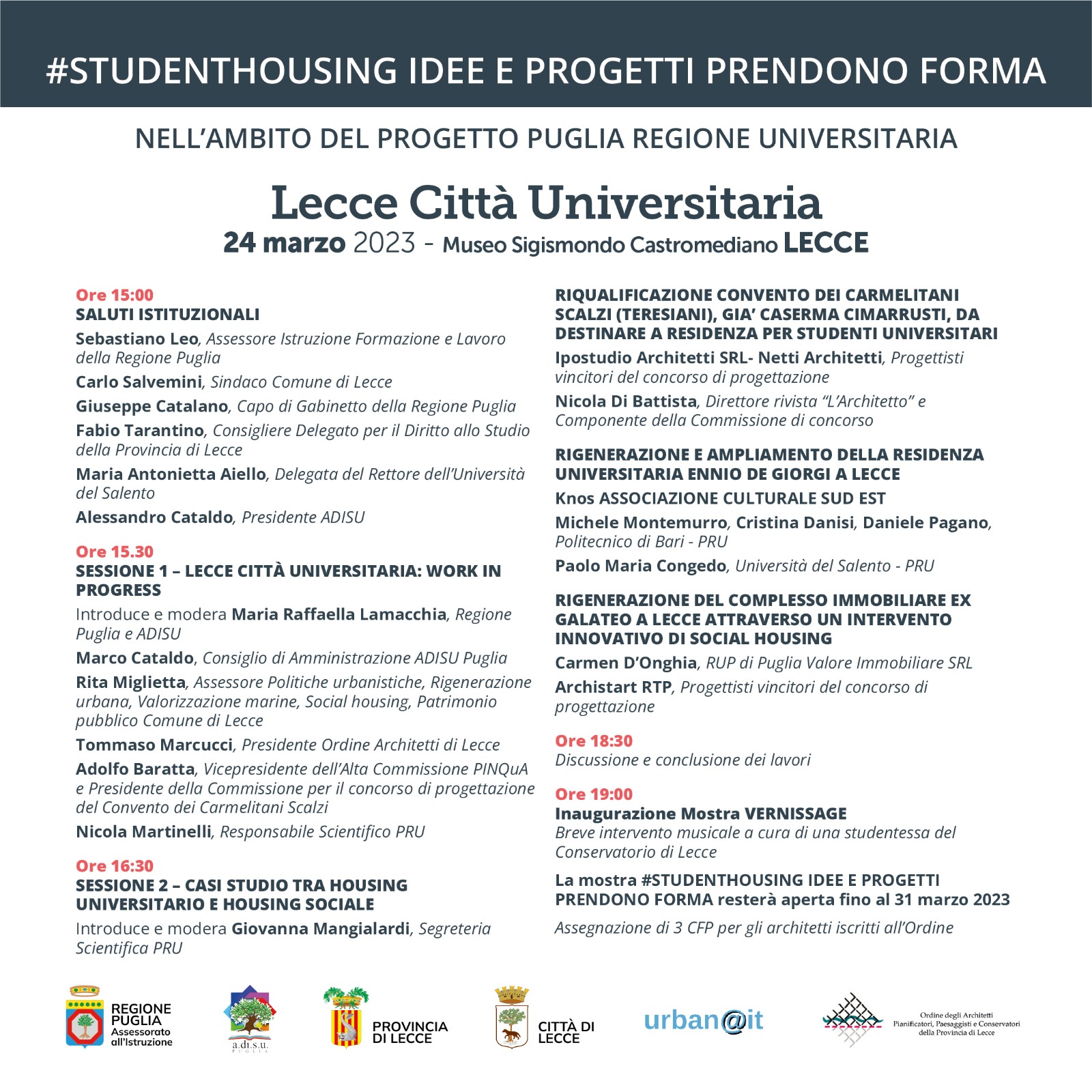 Galleria Lecce Città Universitaria, l’assessore Leo lancia una giornata dedicata all’housing studentesco il 24 marzo - Diapositiva 1 di 2