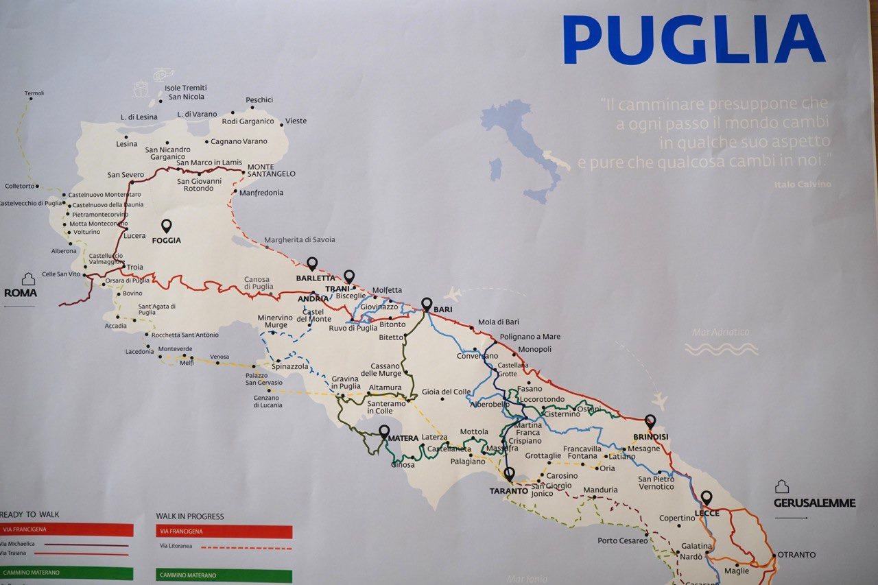 Galleria Turismo sostenibile: dalla Regione Puglia interventi per 3,2 milioni sulla rete dei cammini. Presentato il progetto di infrastrutturazione che coinvolgerà tutte le province pugliesi - Diapositiva 7 di 13