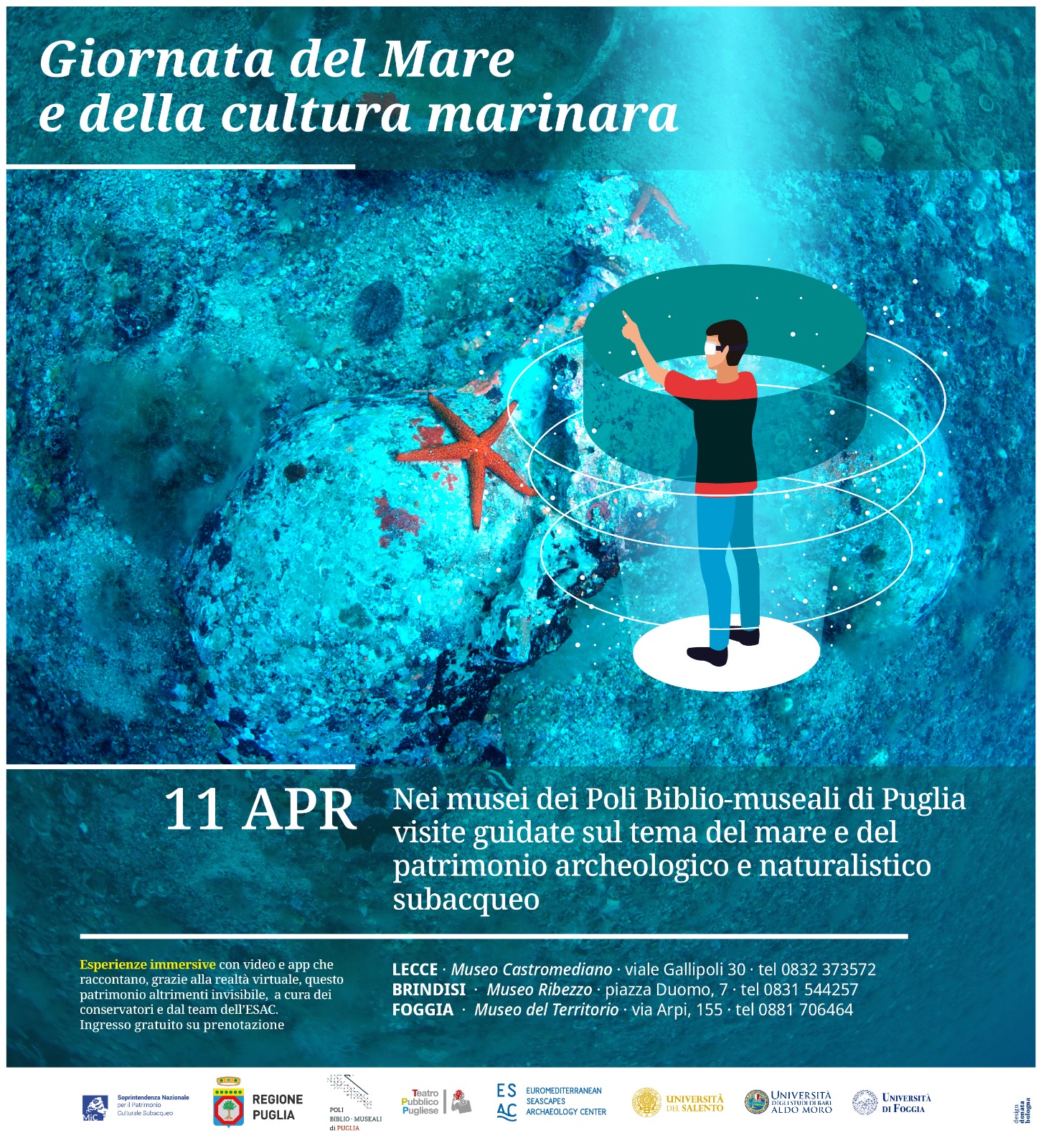 Galleria Partono da martedì 11 aprile le iniziative per la celebrazione della risorsa mare in tutta la Puglia costiera - Diapositiva 1 di 1