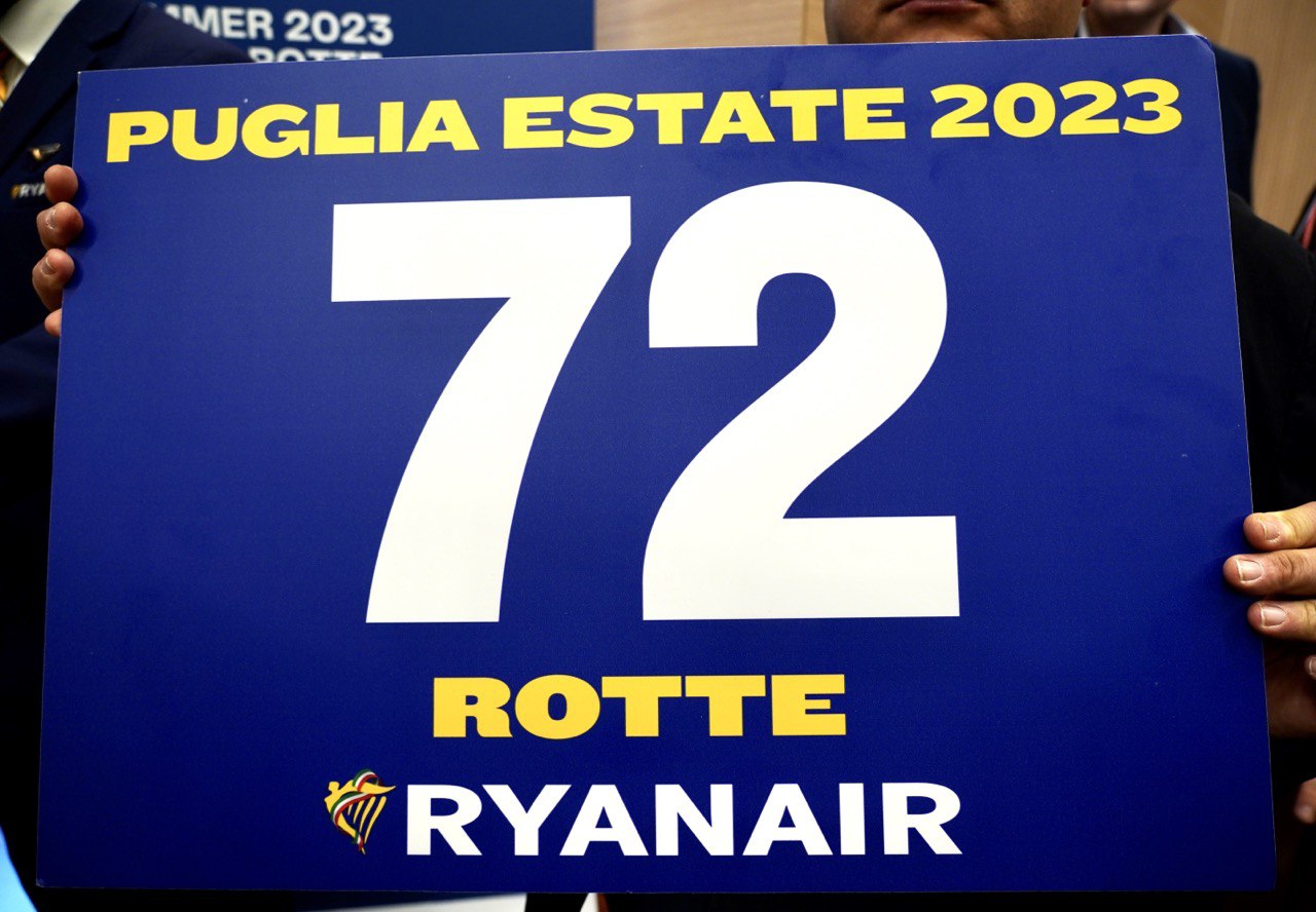 Galleria Ryanair lancia il suo programma operativo per l’estate 2023 in Puglia con sei nuove rotte e 500 milioni di dollari di investimento - Diapositiva 10 di 15