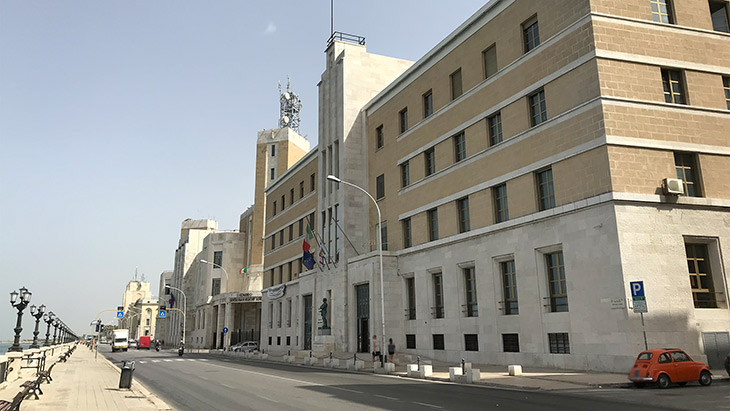 la Presidenza della Regione Puglia, sede della Giunta regionale