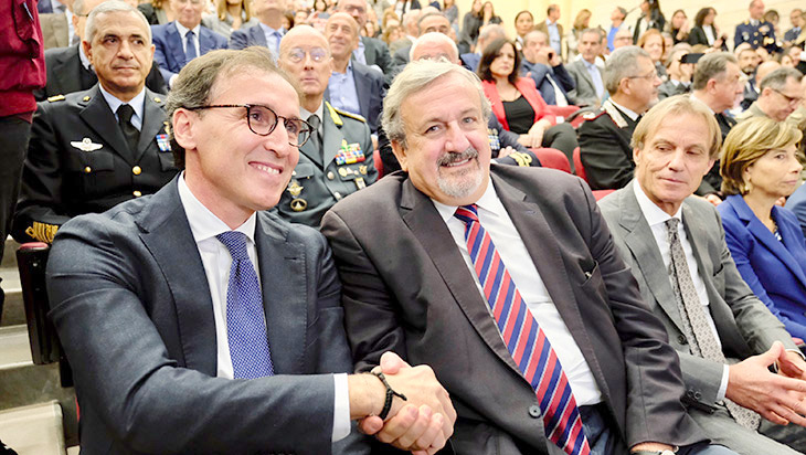 Il presidente della Regione, Michele Emiliano con il ministro per gli Affari regionali, Francesco Boccia